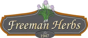 Logo for Freeman Herbs, a Canadian producer of fresh potted herbs and vegetables.