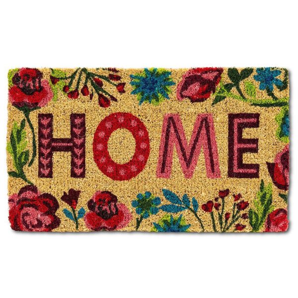 Home Floral doormat