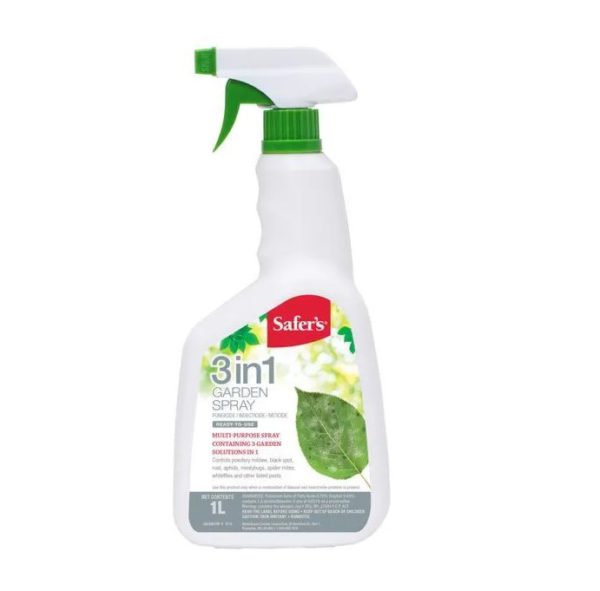 Safers 3 in 1 Garden Spray Insecticide