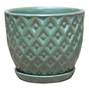 ceramic pot green