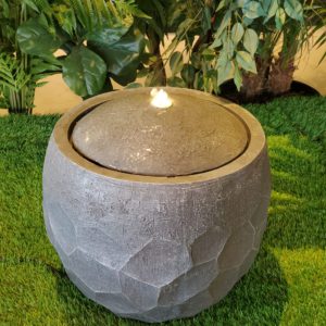Stone bowl fountain small