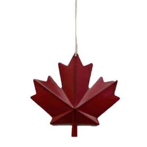Maple Leaf-Canada Ornament "