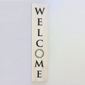 WELCOME wood porch SIGN