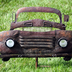 Vintage Car Garden Stake