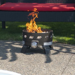 Paramount Campire Portable Gas Fire Pit Bears 7