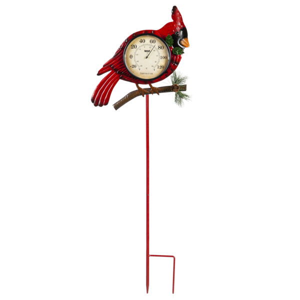 Cardinal Thermometer with Snow Gauge