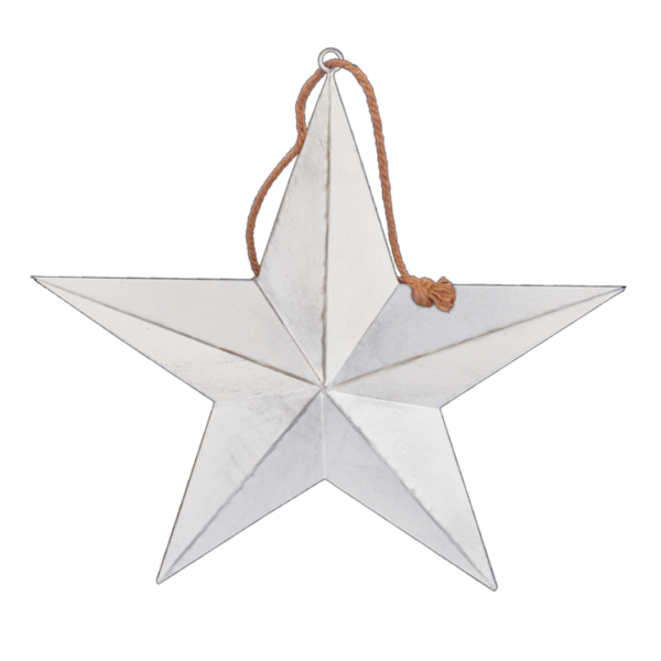 Christmas Star with Jute Rope Hanger